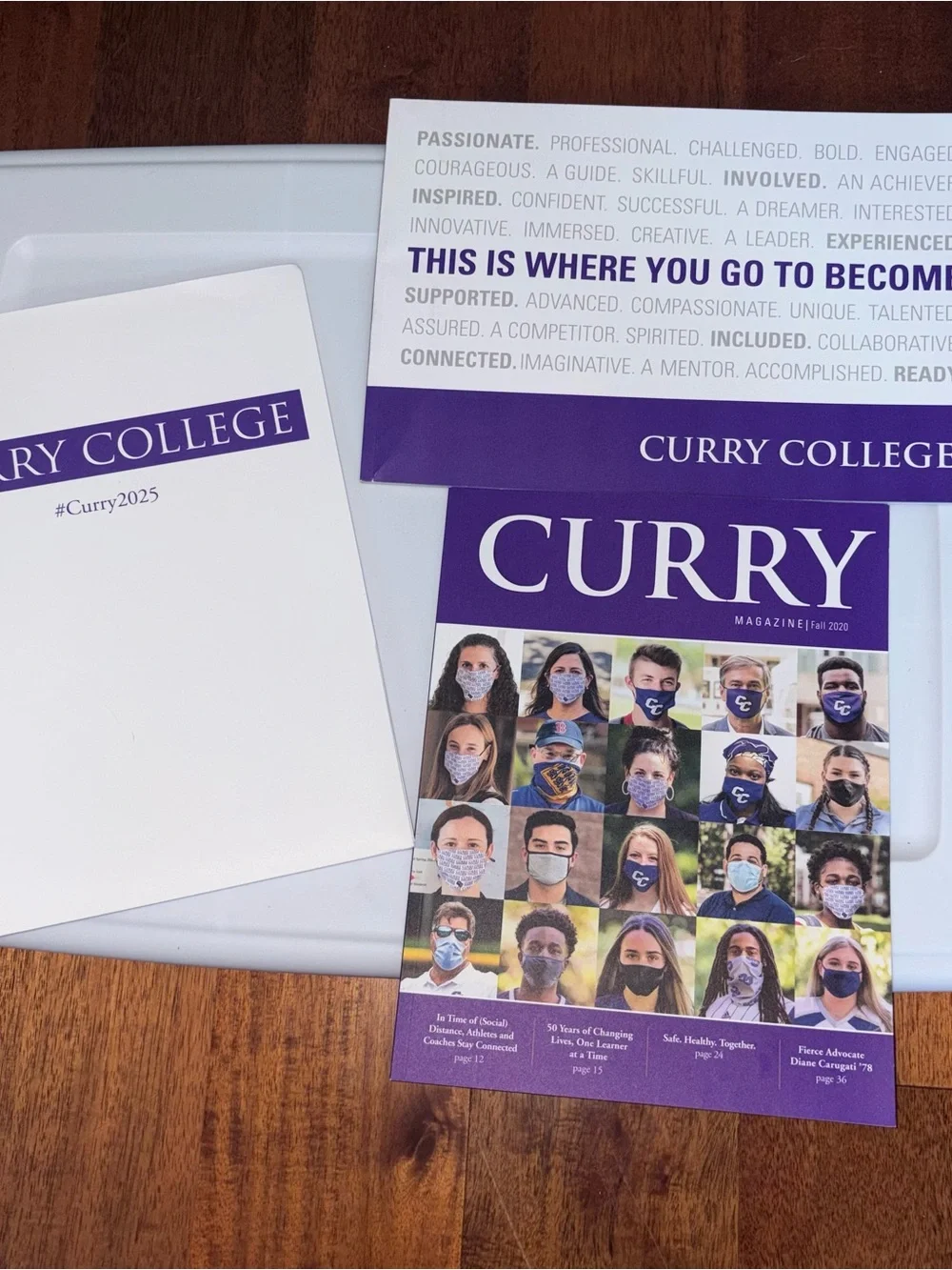 Curry College Massachusetts New Student Welcome Pack